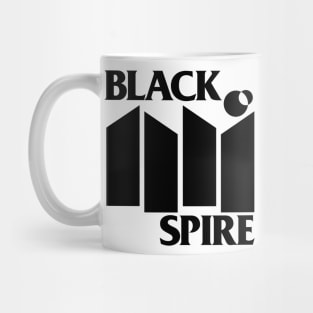 Black Spire Flag Mug